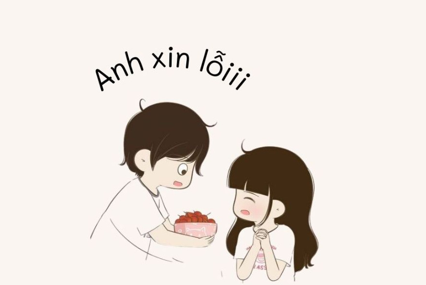 Những câu nói xin lỗi người yêu hay nhất